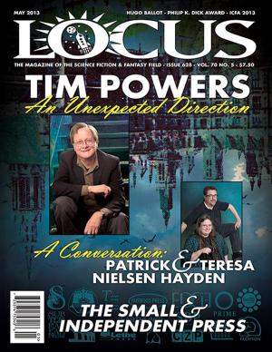 Cover of Locus Magazine, Issue 628, May 2013