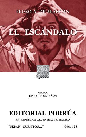 Cover of the book El escándalo by María Delgadina Valenzuela Reyes