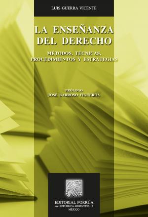 Cover of the book La enseñanza del derecho: Métodos, técnicas, procedimientos y estrategias by Ernesto Galindo Sifuentes