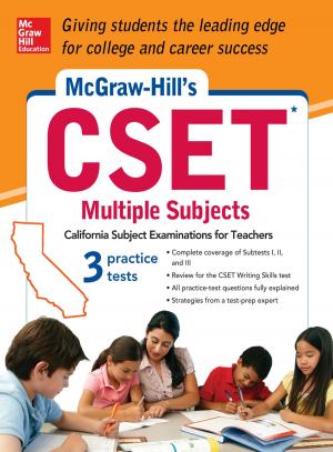 Cover of the book McGraw-Hill's CSET Multiple Subjects by Robert E. Bristow, Dennis Chi