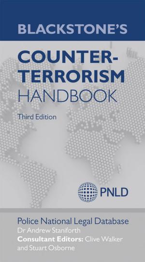 Cover of the book Blackstone's Counter-Terrorism Handbook by Margaret Gilbert