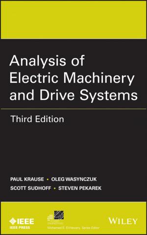 Cover of the book Analysis of Electric Machinery and Drive Systems by Marc Benioff, Carlye Adler