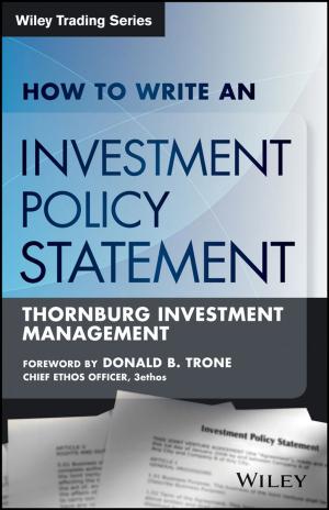 Cover of the book How to Write an Investment Policy Statement by Tony Ryan