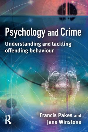 Cover of the book Psychology and Crime by John Sugden, Alan Tomlinson