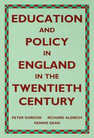 Book cover of Education and Policy in England in the Twentieth Century