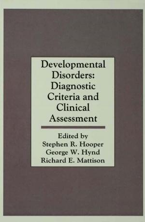 Cover of the book Developmental Disorders by W. Baldwin, J. Scott