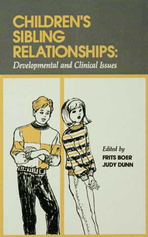 Cover of the book Children's Sibling Relationships by Damian Walford Davies