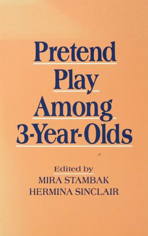 Cover of the book Pretend Play Among 3-year-olds by Jan Luiten van Zanden, Daan Marks