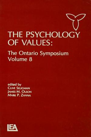 Cover of the book The Psychology of Values by John MacBeath, Archie Mcglynn