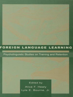 Cover of the book Foreign Language Learning by Monica S. Cyrino