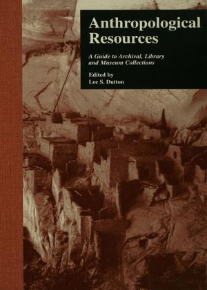 Cover of the book Anthropological Resources by Lord Frederick J.D. Lugard