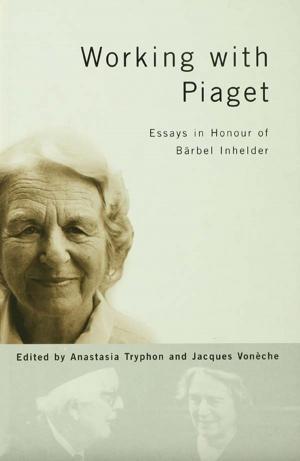 Cover of the book Working with Piaget by Anthony D King
