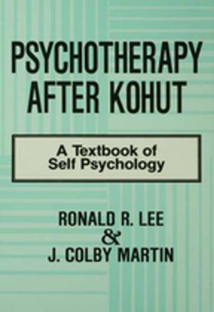 Cover of Psychotherapy After Kohut