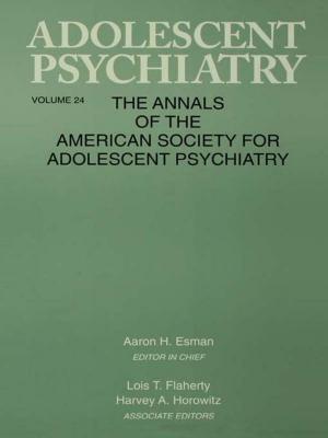 Cover of Adolescent Psychiatry, V. 24