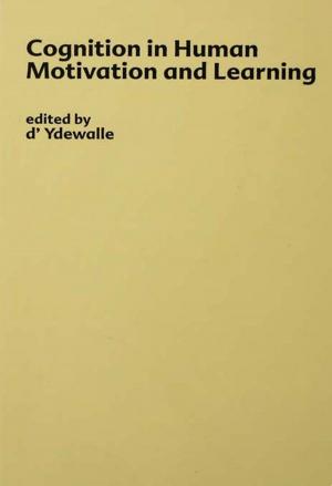Cover of the book Cognition in Human Motivation and Learning by H A Davison, A. Davison