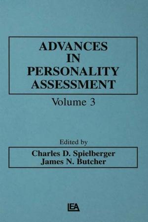 Cover of the book Advances in Personality Assessment by Liam Kennedy
