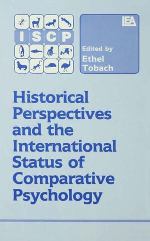 Cover of the book Historical Perspectives and the International Status of Comparative Psychology by John Hiden, Patrick Salmon