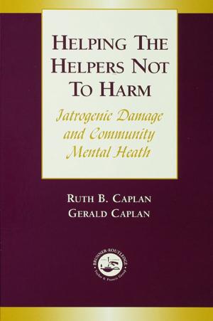 Cover of the book Helping the Helpers Not to Harm by Harold G. Vatter, John F. Walker