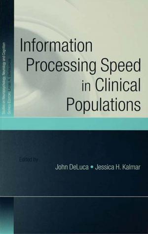 Cover of Information Processing Speed in Clinical Populations