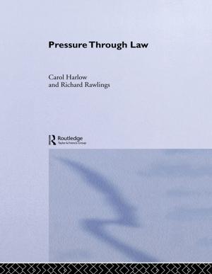 Cover of the book Pressure Through Law by Sheldon Rosenberg, Leonard Abbeduto