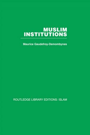 Cover of the book Muslim Institutions by David Kettler, Colin Loader, Volker Meja