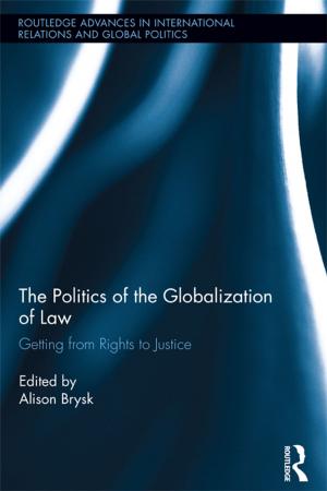 Cover of the book The Politics of the Globalization of Law by Nukhet Sandal, Jonathan Fox