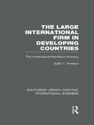 Cover of The Large International Firm (RLE International Business)