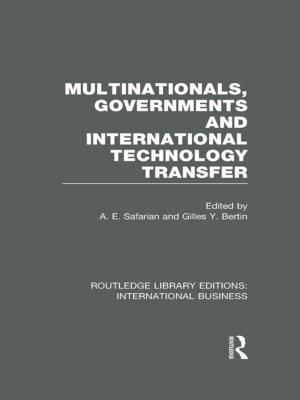 Cover of the book Multinationals, Governments and International Technology Transfer (RLE International Business) by Muirhead, John H