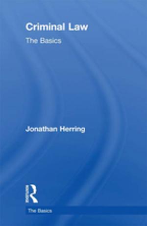 Cover of the book Criminal Law: The Basics by 