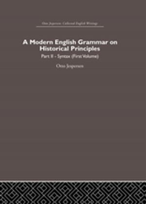 Book cover of A Modern English Grammar on Historical Principles