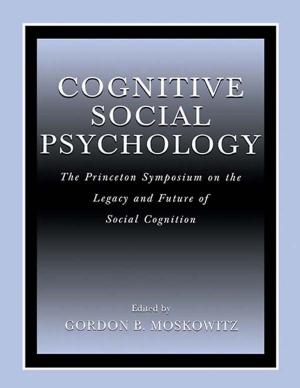 Cover of Cognitive Social Psychology