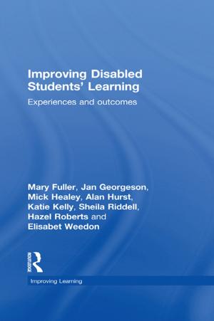 Cover of the book Improving Disabled Students' Learning by Jill Beck, Joseph Reiser
