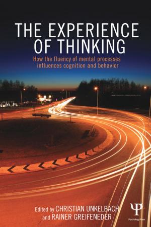 Cover of the book The Experience of Thinking by Richard Wunderlich, Thomas J. Morrissey