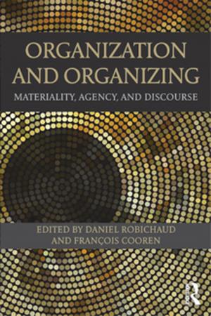 Cover of the book Organization and Organizing by Peter D'A Jones