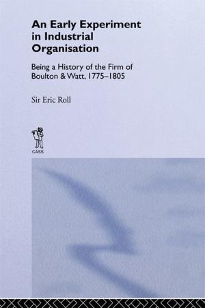 Cover of the book An Early Experiment in Industrial Organization by 