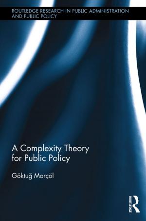 Cover of the book A Complexity Theory for Public Policy by Vladimir Tikhonov