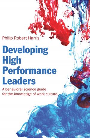 Cover of the book Developing High Performance Leaders by Alastair Bonnett