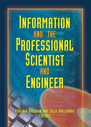 Cover of the book Information And The Professional Scientist And Engineer by Tom Campbell