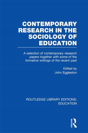 Cover of the book Contemporary Research in the Sociology of Education (RLE Edu L) by John Lucas