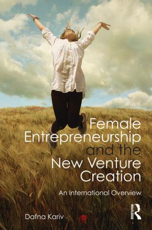 Cover of the book Female Entrepreneurship and the New Venture Creation by David Rollason