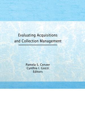 Book cover of Evaluating Acquisitions and Collection Management
