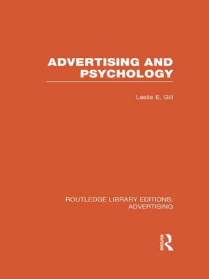 Cover of the book Advertising and Psychology (RLE Advertising) by Mhinder Bhopal, Michael Hitchcock