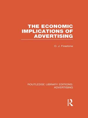 Cover of The Economic Implications of Advertising (RLE Advertising)