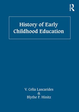 Cover of the book History of Early Childhood Education by Gennady Estraikh