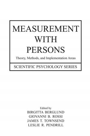 Cover of the book Measurement With Persons by Bruce E. Larson, Timothy A. Keiper