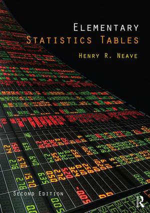 Cover of the book Elementary Statistics Tables by Xu Zhu, Wu Tong