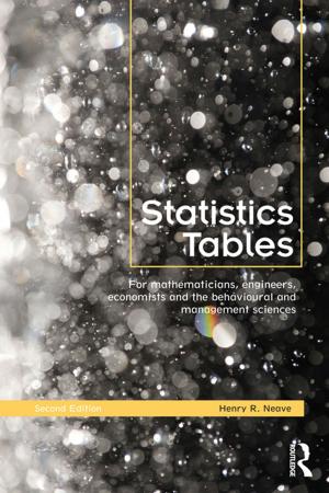 Cover of the book Statistics Tables by Leo Abse