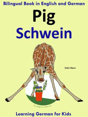 Book cover of Bilingual Book in English and German: Pig - Schwein - Learn German Collection
