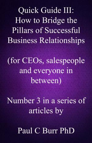 Cover of the book Quick Guide III: How to Bridge the Pillars of Successful Business Relationships by Fred Gleeck