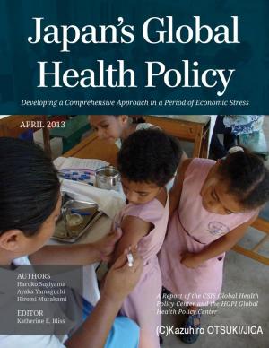 Cover of the book Japan's Global Health Policy by James Andrew Lewis